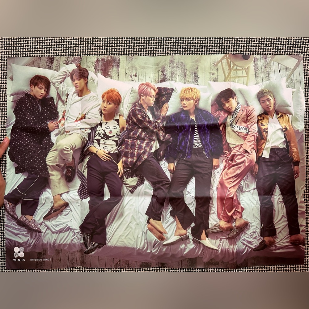 Official BTS Wings Album Poster